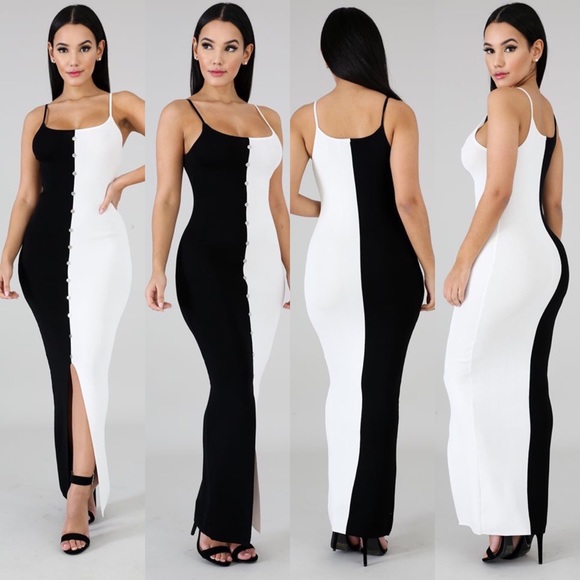 Two-tone Simplicity Dress - Picture 1 of 5